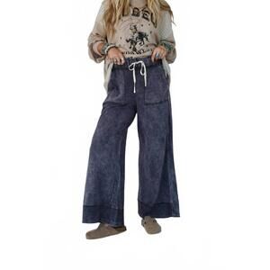 NEW THREE BIRD NEST heaven sent wide leg pant in gray